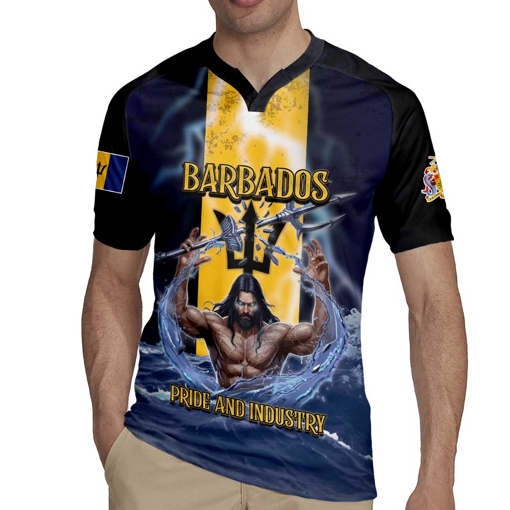 Personalized Barbados Rugby Jersey Pride And Industry - Wonder Print Shop