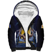 Personalized Barbados Sherpa Hoodie Pride And Industry - Wonder Print Shop