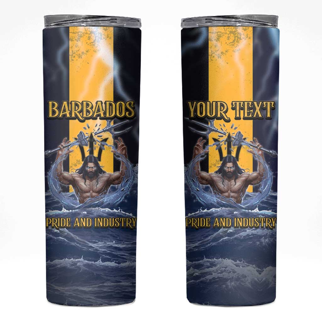 Personalized Barbados Skinny Tumbler Pride And Industry - Wonder Print Shop