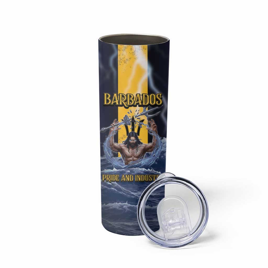 Personalized Barbados Skinny Tumbler Pride And Industry - Wonder Print Shop