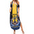 Personalized Barbados Summer Maxi Dress Pride And Industry - Wonder Print Shop