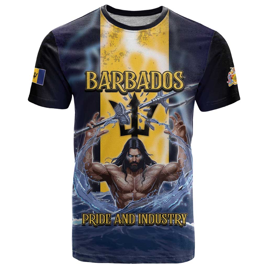 Personalized Barbados T Shirt Pride And Industry - Wonder Print Shop
