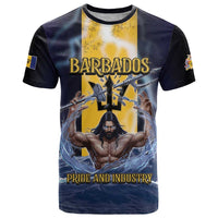 Personalized Barbados T Shirt Pride And Industry - Wonder Print Shop