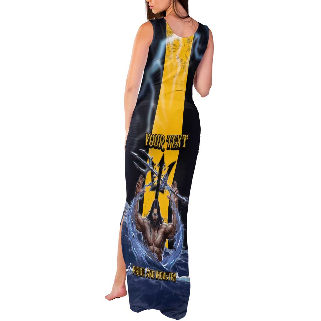 Personalized Barbados Tank Maxi Dress Pride And Industry - Wonder Print Shop