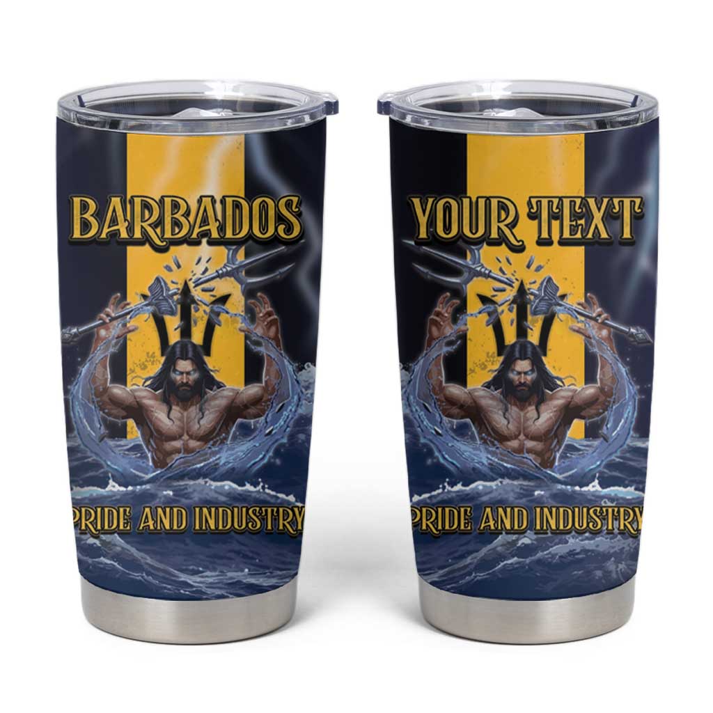 Personalized Barbados Tumbler Cup Pride And Industry - Wonder Print Shop