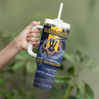 Personalized Barbados Tumbler With Handle Pride And Industry - Wonder Print Shop