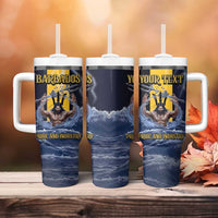 Personalized Barbados Tumbler With Handle Pride And Industry - Wonder Print Shop