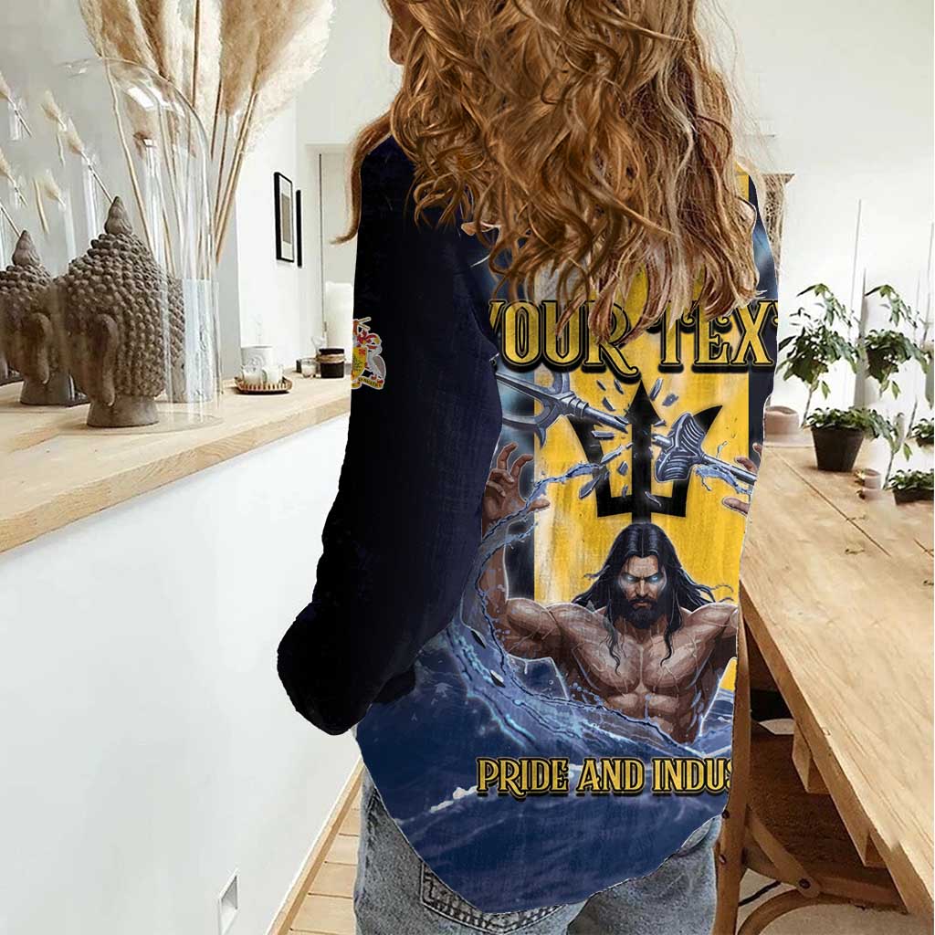 Personalized Barbados Women Casual Shirt Pride And Industry - Wonder Print Shop