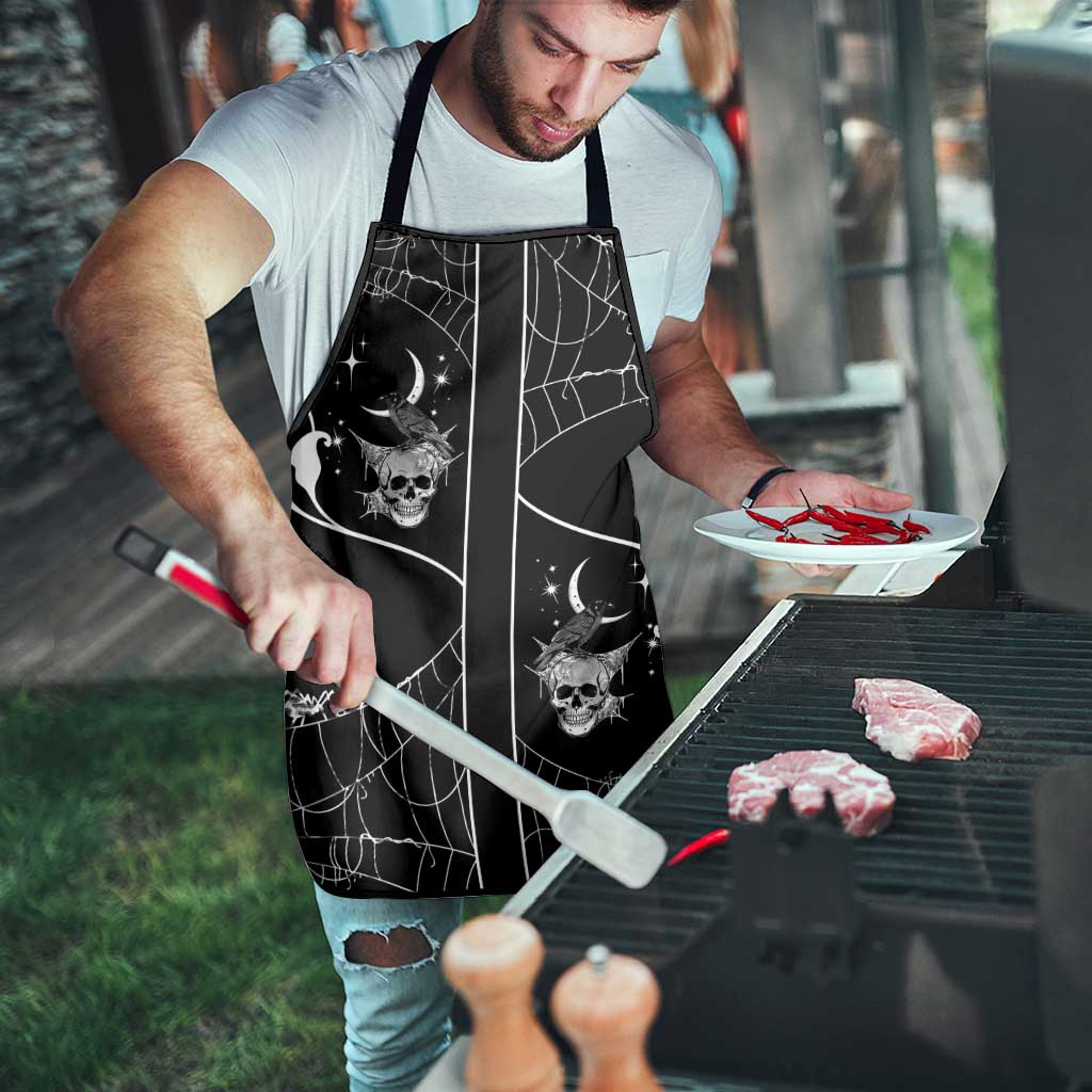 Skull Cowboy Apron Western Yoke Style - Wonder Print Shop