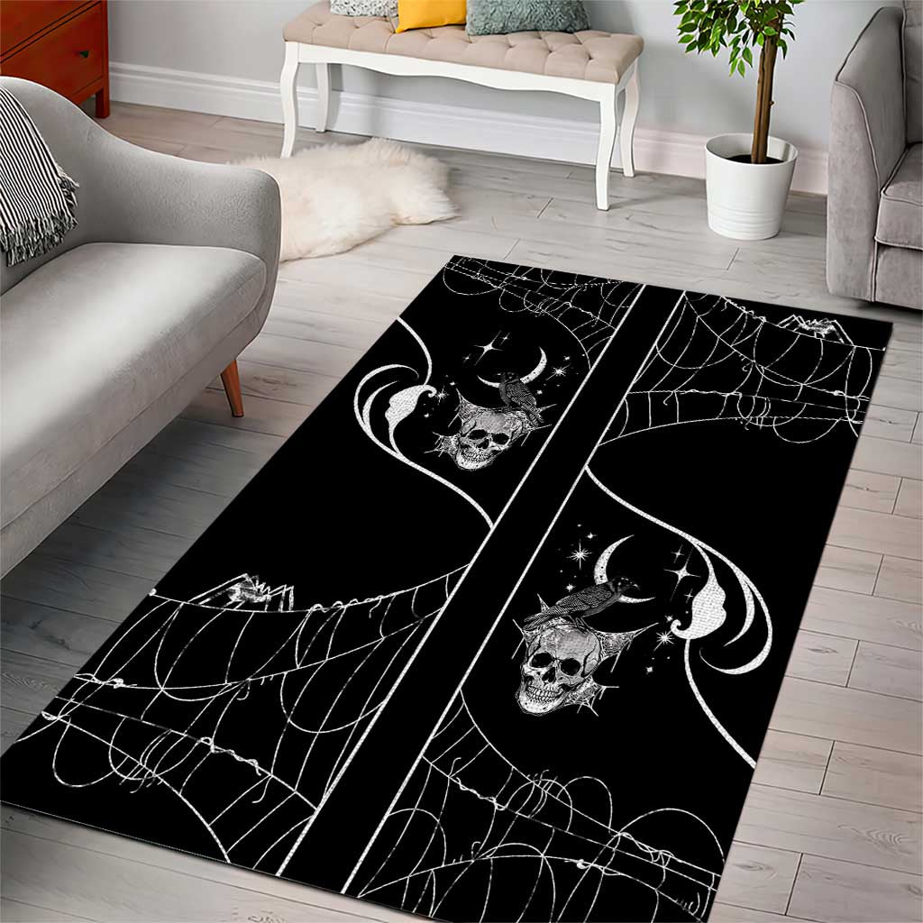 Skull Cowboy Area Rug Western Yoke Style - Wonder Print Shop