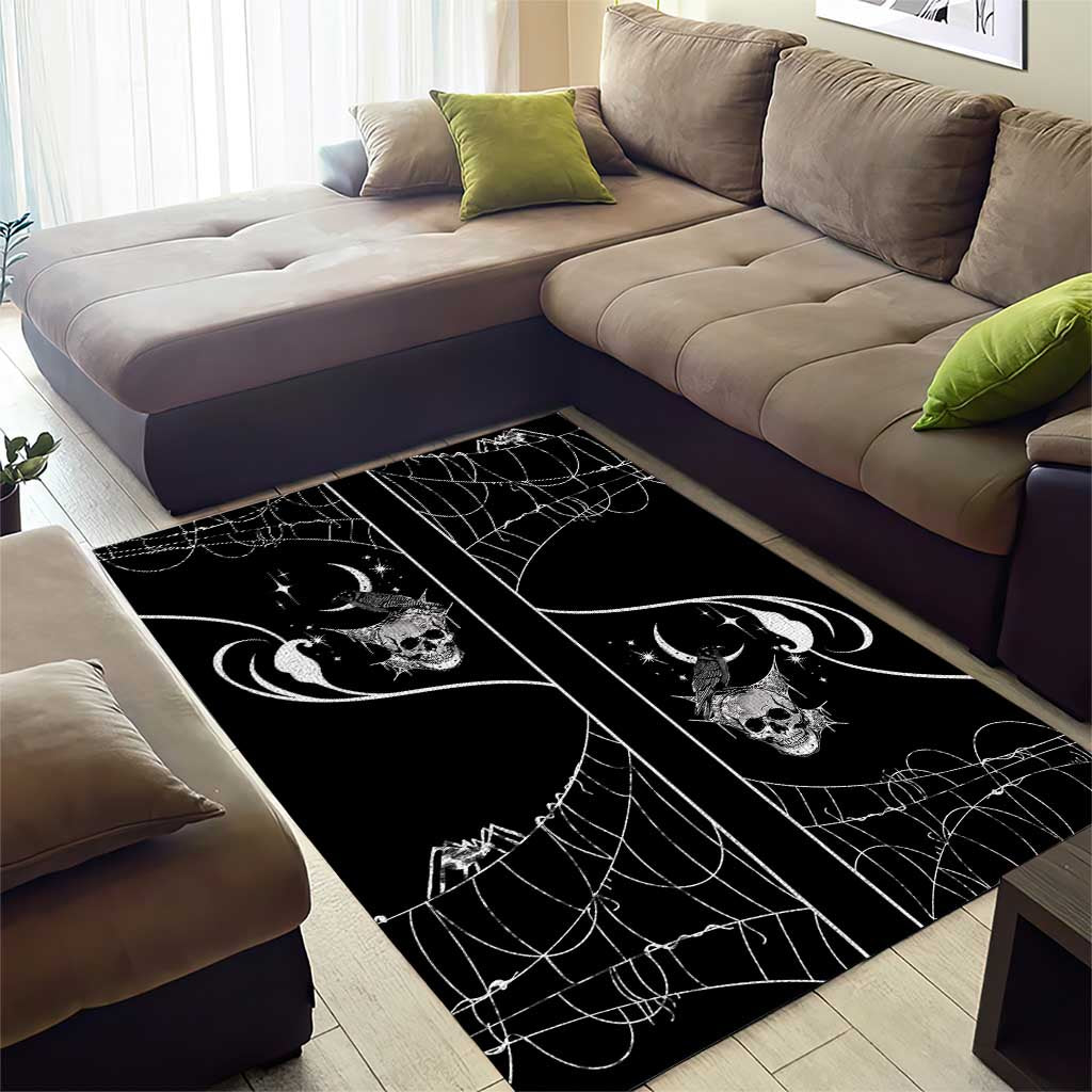 Skull Cowboy Area Rug Western Yoke Style - Wonder Print Shop