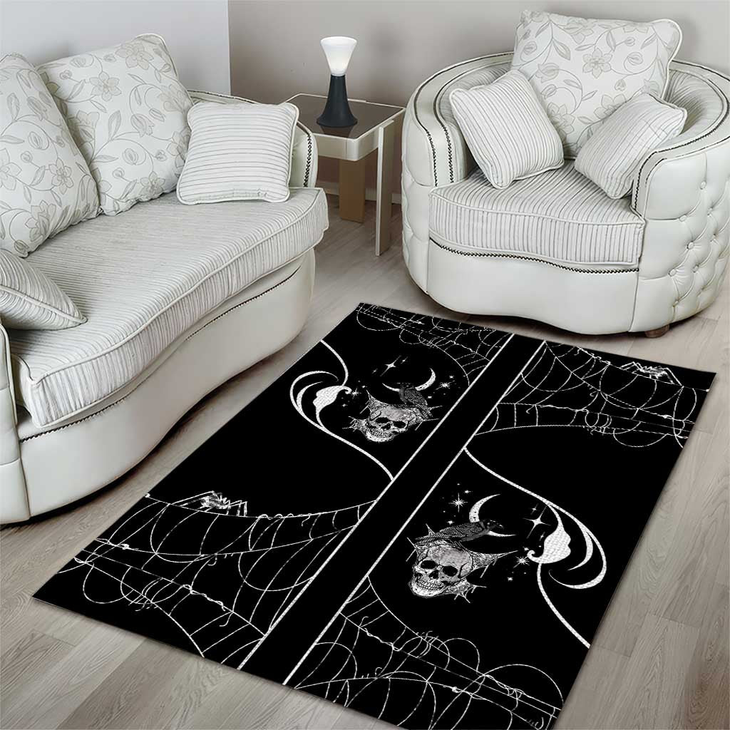 Skull Cowboy Area Rug Western Yoke Style - Wonder Print Shop