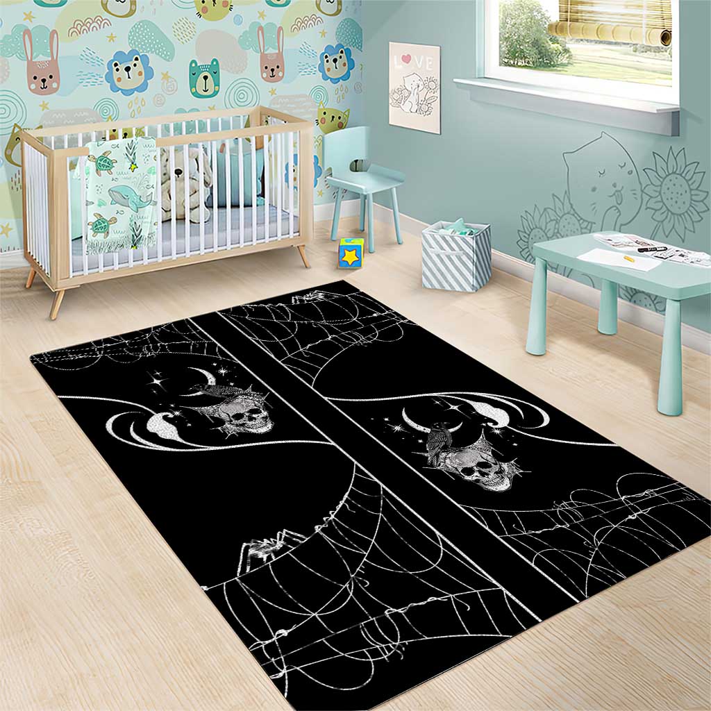 Skull Cowboy Area Rug Western Yoke Style - Wonder Print Shop
