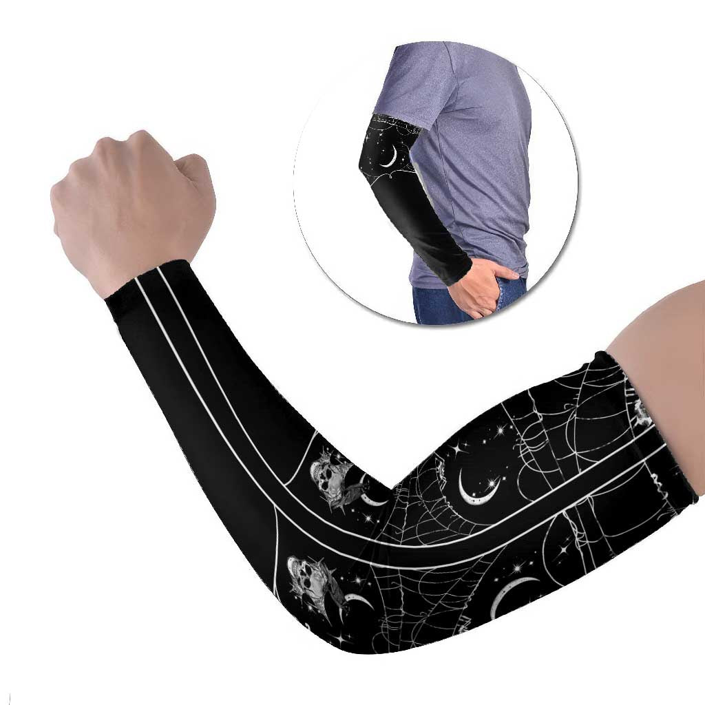 Skull Cowboy Arm Sleeves Western Yoke Style - Wonder Print Shop