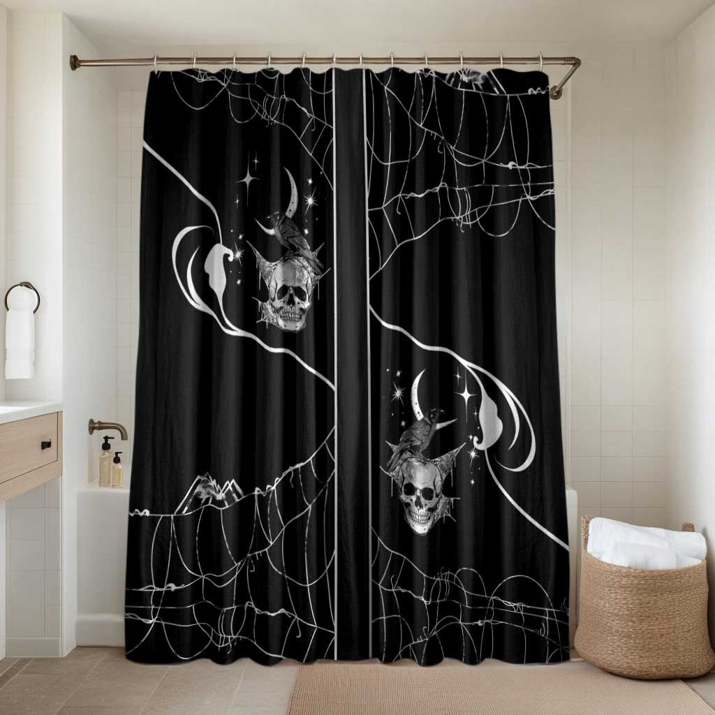 Skull Cowboy Bathroom Set Western Yoke Style - Wonder Print Shop