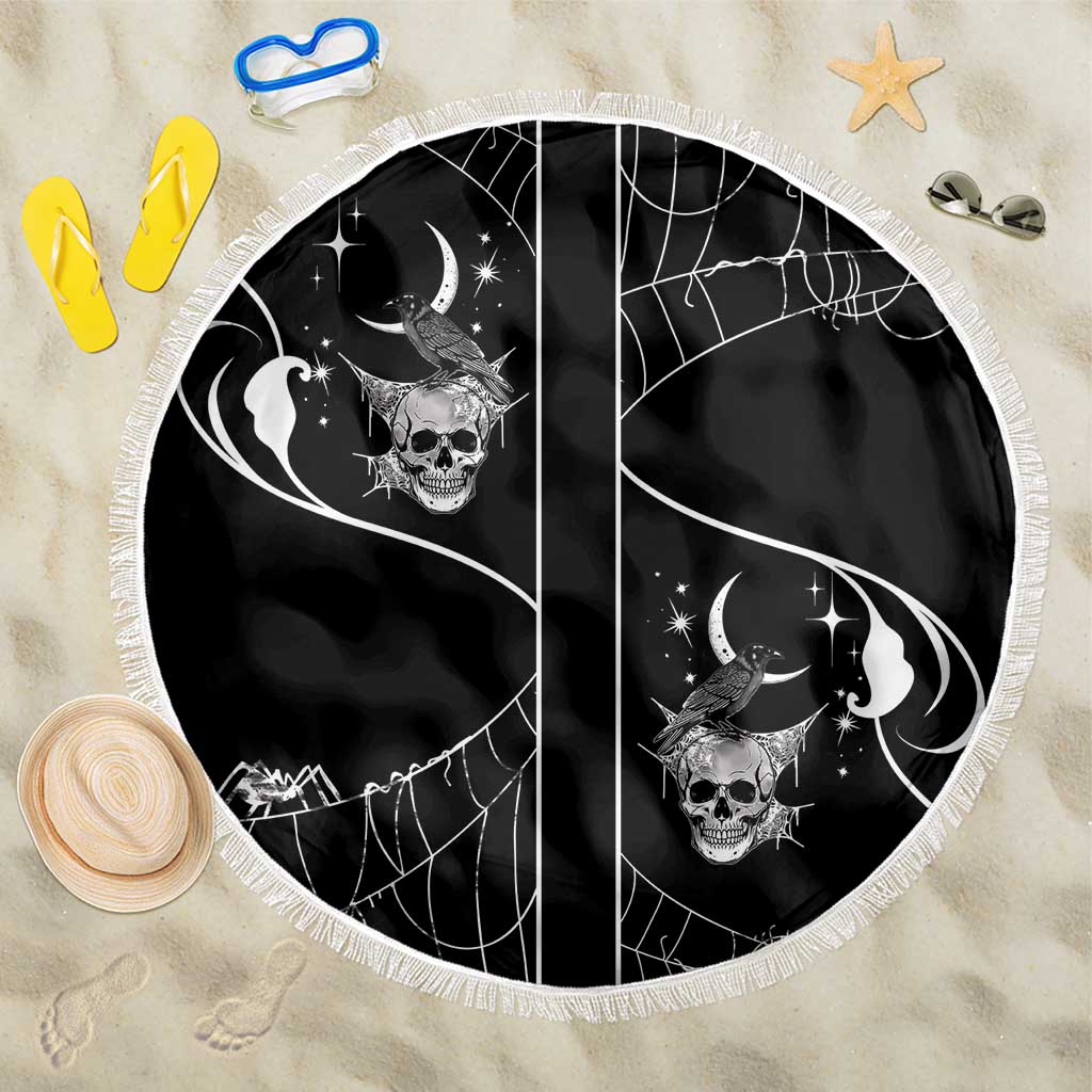 Skull Cowboy Beach Blanket Western Yoke Style - Wonder Print Shop