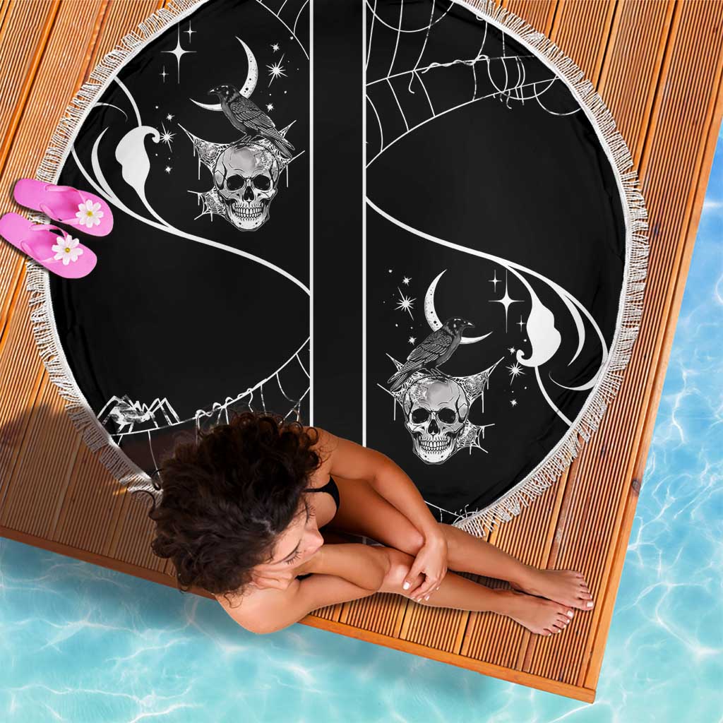 Skull Cowboy Beach Blanket Western Yoke Style - Wonder Print Shop