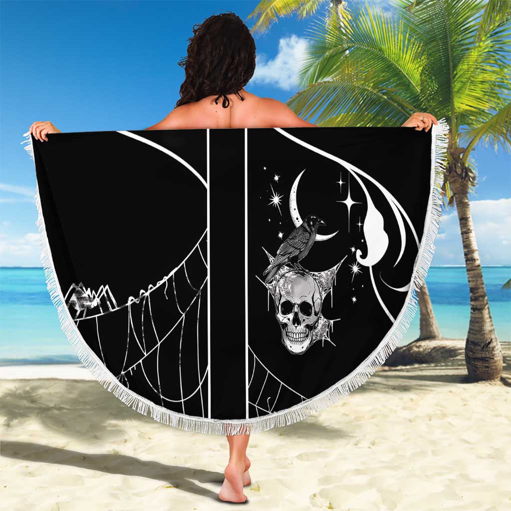 Skull Cowboy Beach Blanket Western Yoke Style - Wonder Print Shop