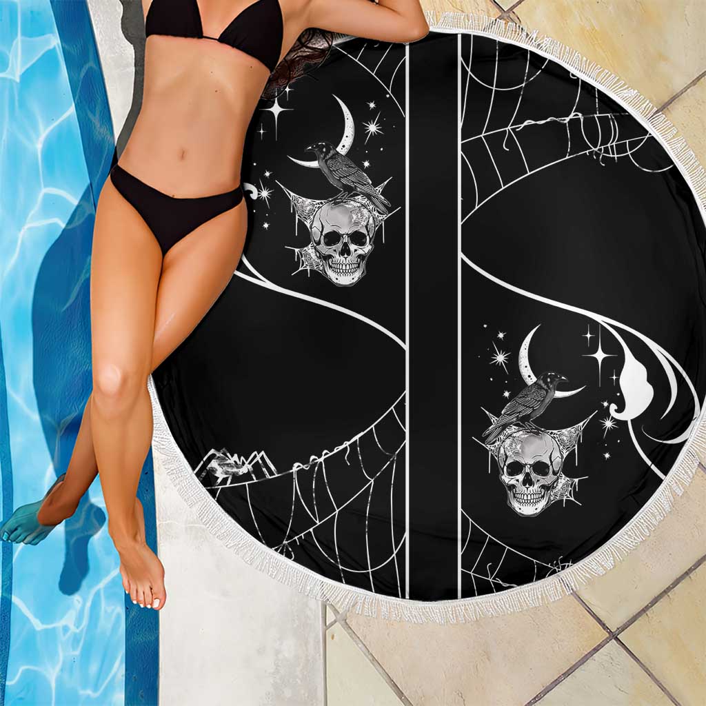 Skull Cowboy Beach Blanket Western Yoke Style - Wonder Print Shop