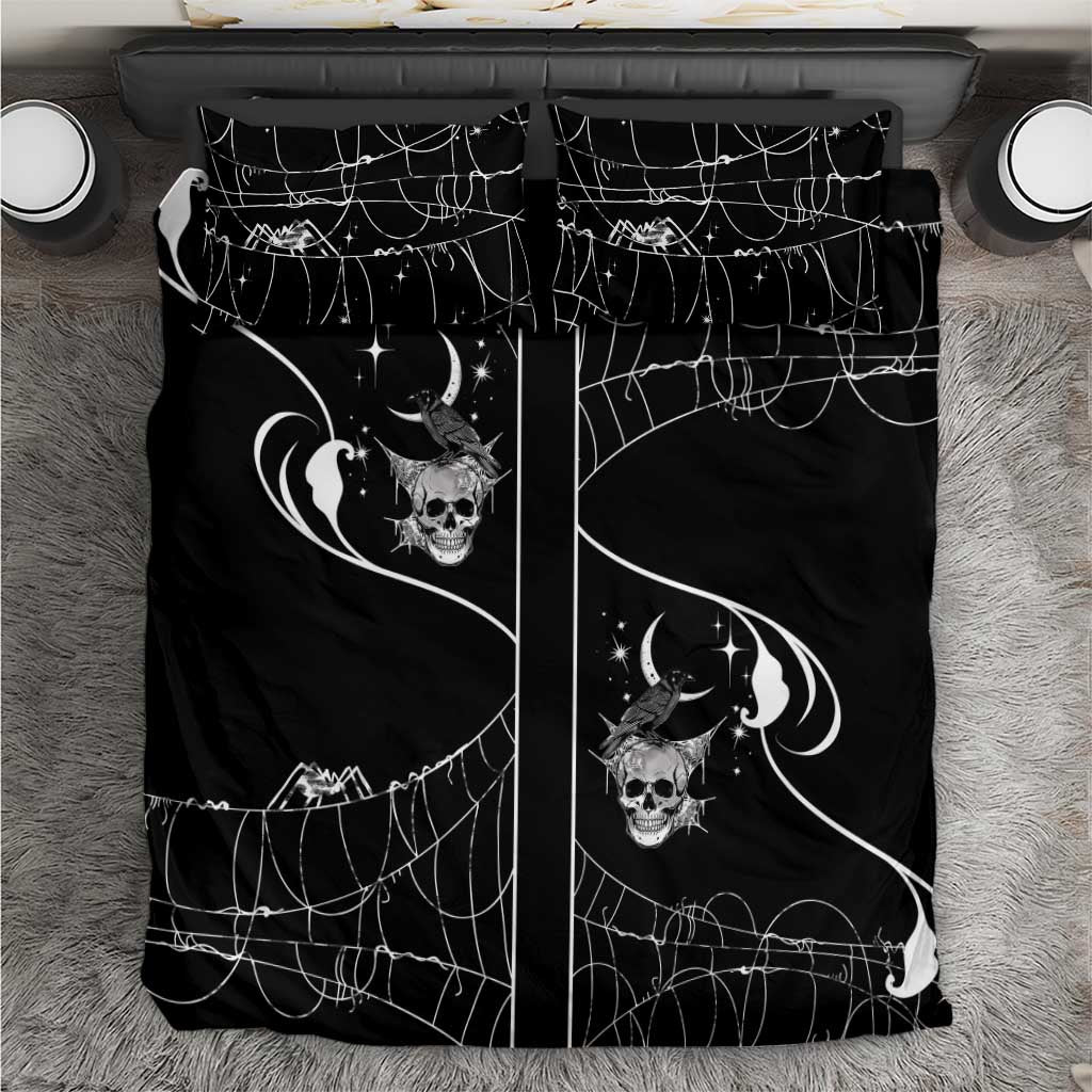 Skull Cowboy Bedding Set Western Yoke Style - Wonder Print Shop