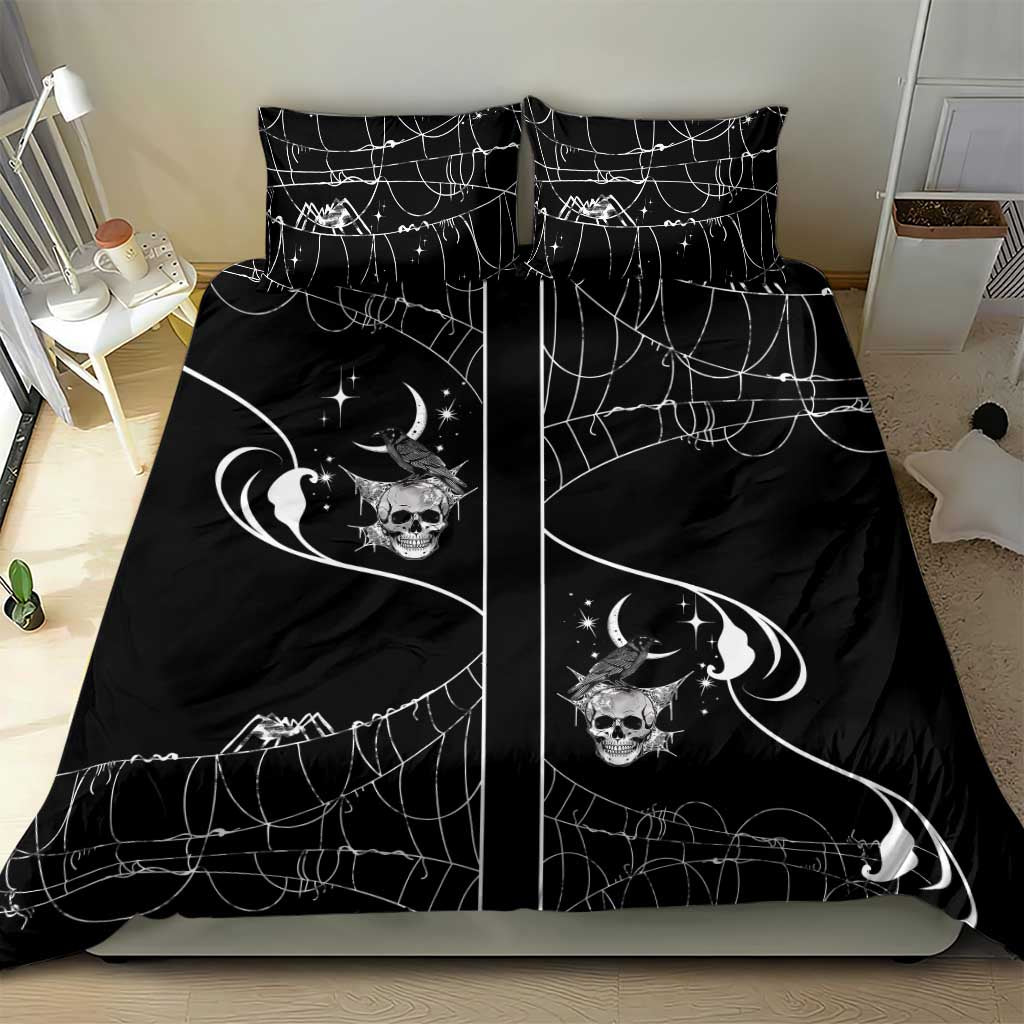Skull Cowboy Bedding Set Western Yoke Style - Wonder Print Shop