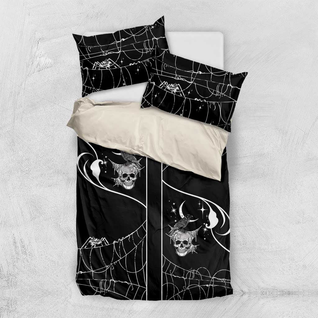 Skull Cowboy Bedding Set Western Yoke Style - Wonder Print Shop