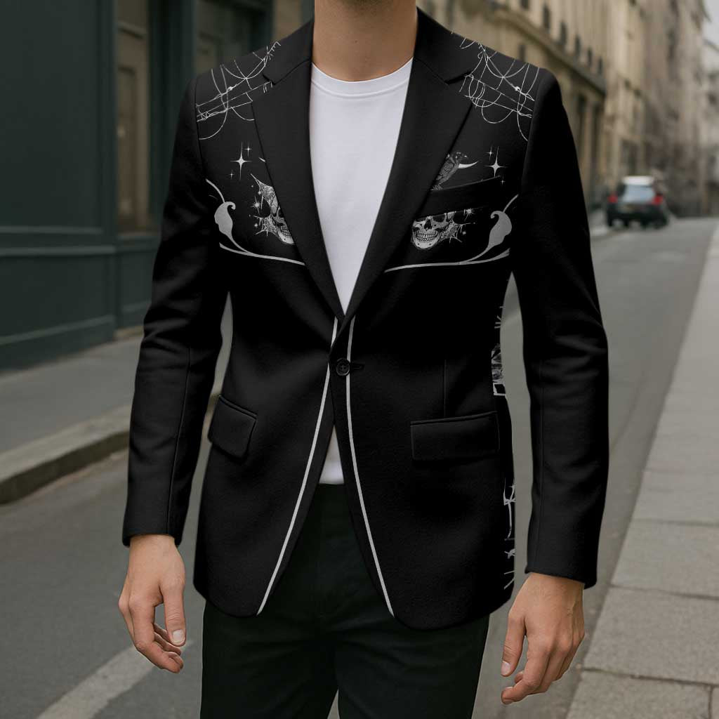 Skull Cowboy Blazer Western Yoke Style - Wonder Print Shop