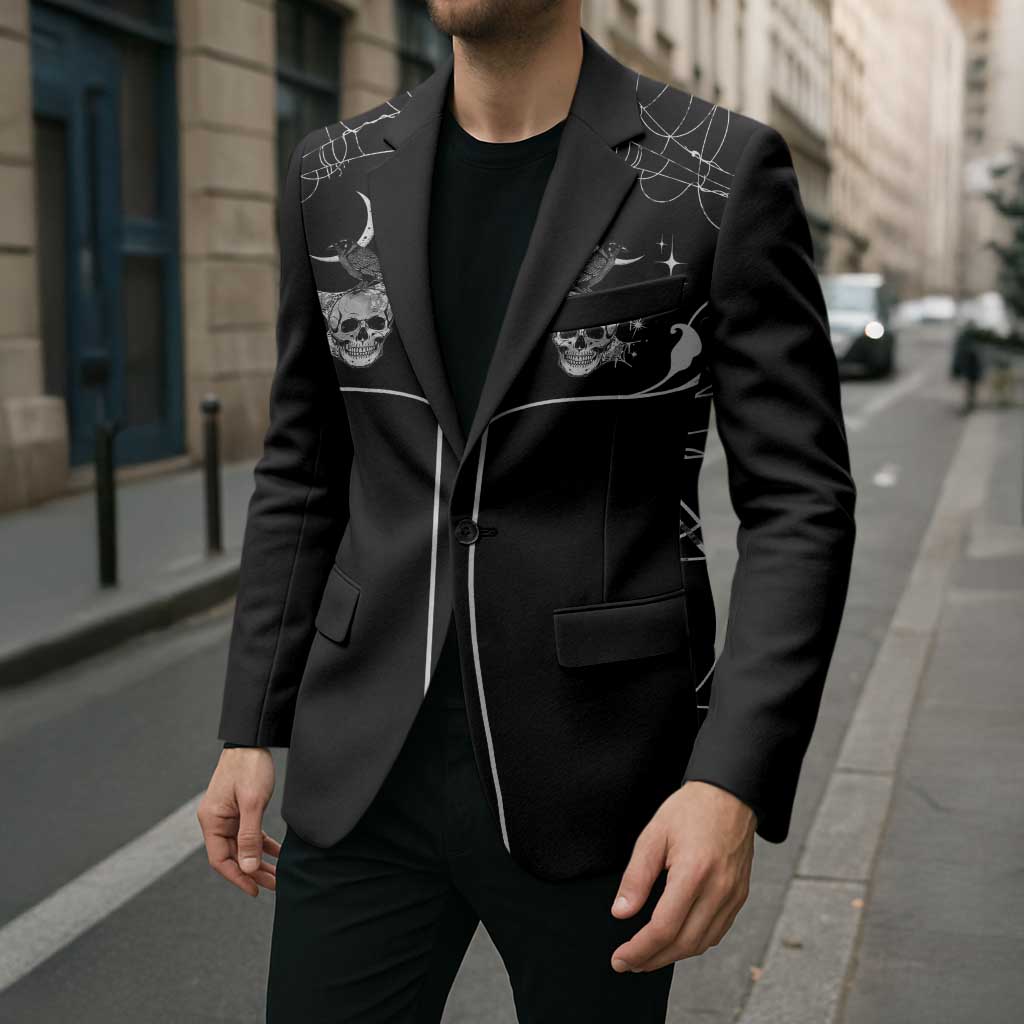 Skull Cowboy Blazer Western Yoke Style - Wonder Print Shop