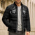 Skull Cowboy Bomber Puffer Jacket Western Yoke Style - Wonder Print Shop