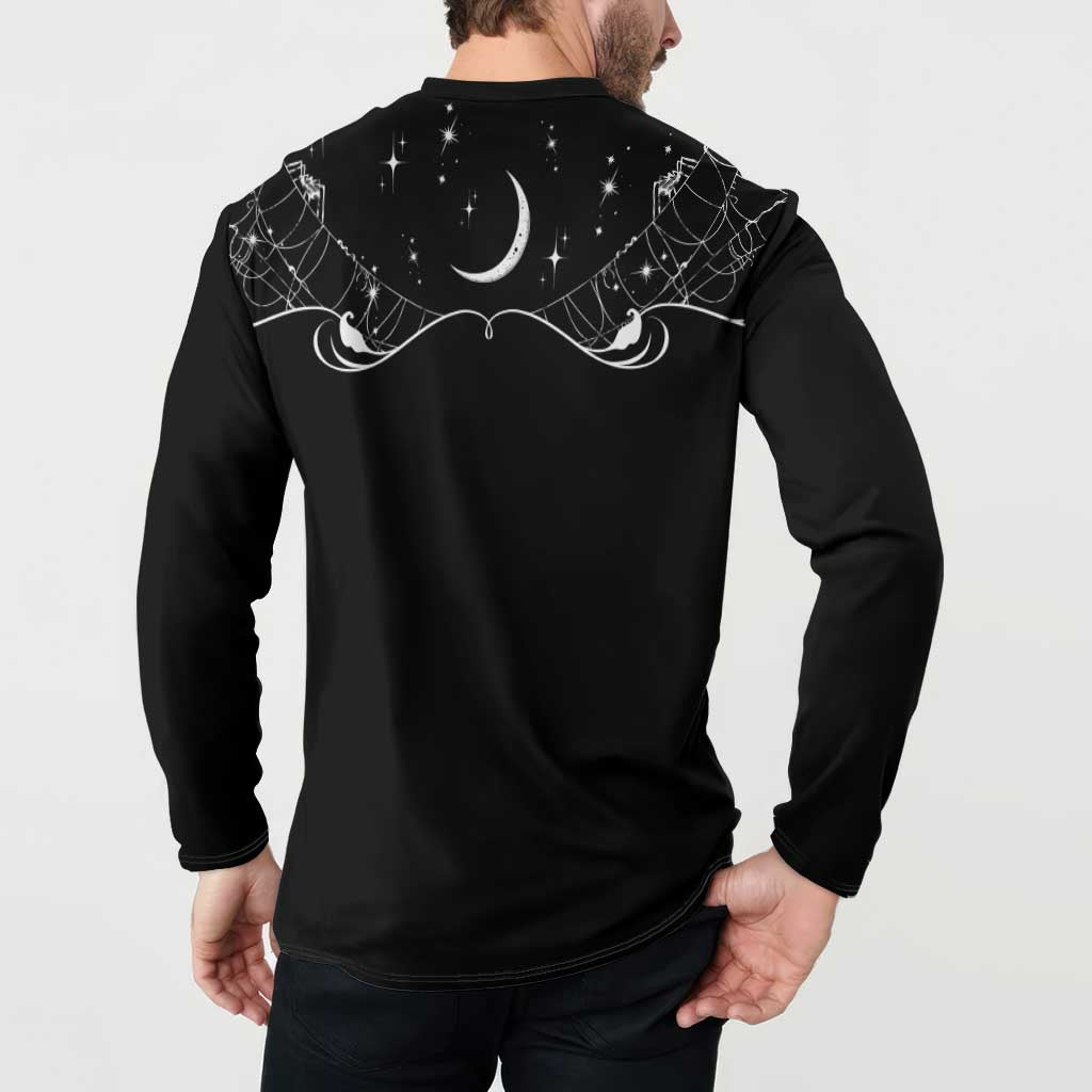 Skull Cowboy Button Sweatshirt Western Yoke Style - Wonder Print Shop