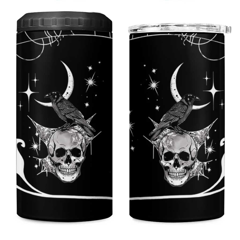 Skull Cowboy 4 in 1 Can Cooler Tumbler Western Yoke Style - Wonder Print Shop