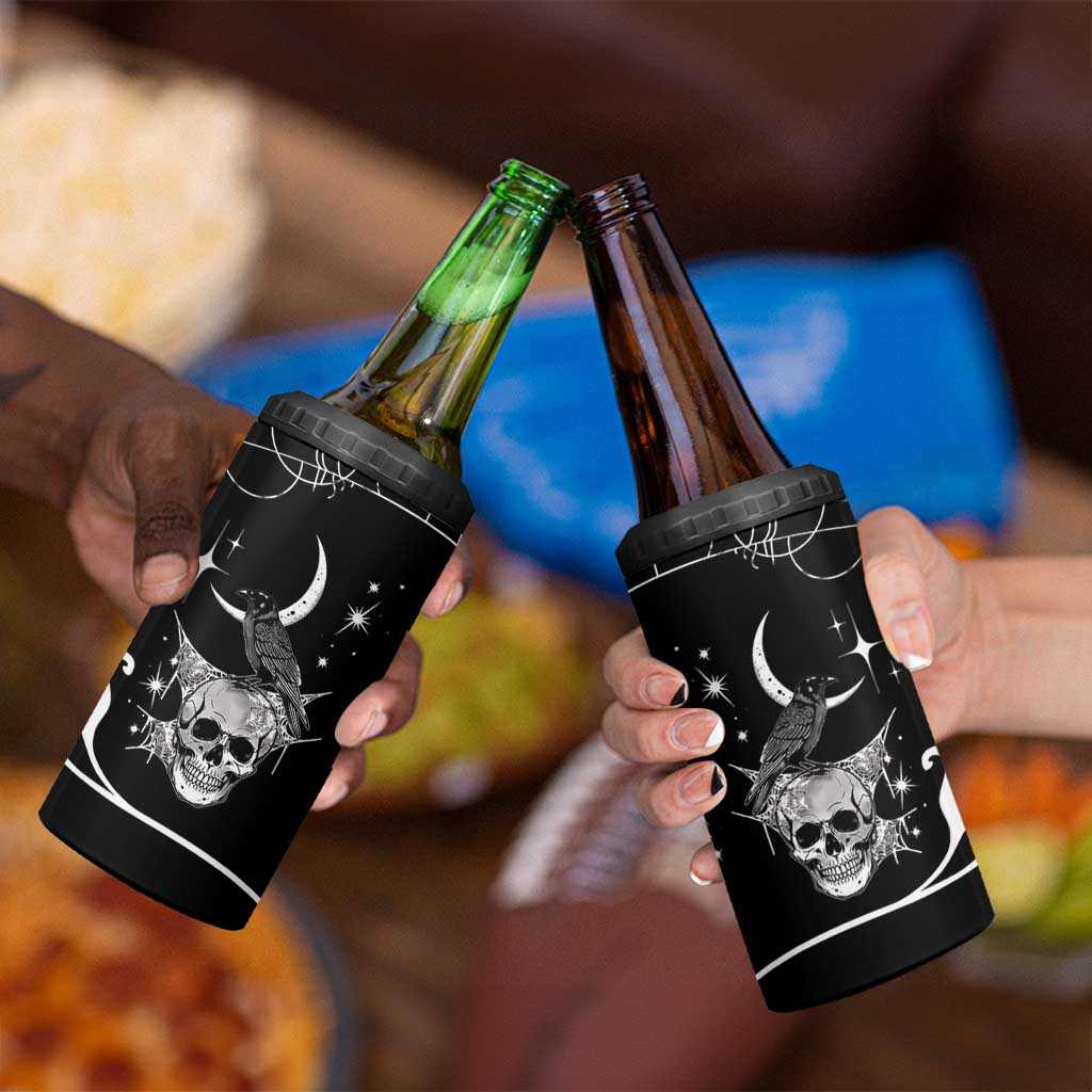 Skull Cowboy 4 in 1 Can Cooler Tumbler Western Yoke Style - Wonder Print Shop