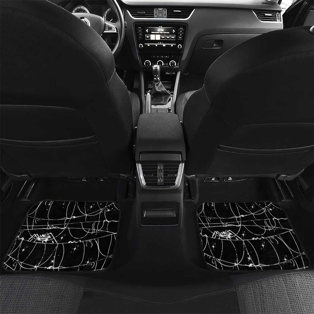 Skull Cowboy Car Mats Western Yoke Style - Wonder Print Shop