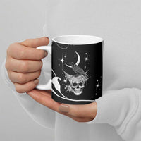 Skull Cowboy Ceramic Mug Western Yoke Style - Wonder Print Shop
