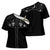 Skull Cowboy Cross Shoulder Shirt Western Yoke Style - Wonder Print Shop