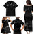 Skull Cowboy Family Matching Puletasi and Hawaiian Shirt Western Yoke Style - Wonder Print Shop