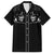 Skull Cowboy Family Matching Short Sleeve Bodycon Dress and Hawaiian Shirt Western Yoke Style - Wonder Print Shop