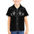 Skull Cowboy Family Matching Tank Maxi Dress and Hawaiian Shirt Western Yoke Style - Wonder Print Shop