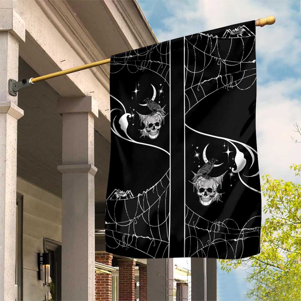 Skull Cowboy Garden Flag Western Yoke Style - Wonder Print Shop