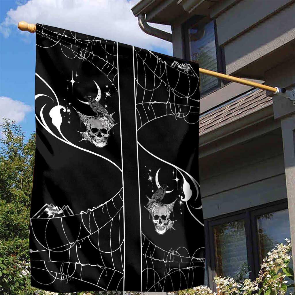 Skull Cowboy Garden Flag Western Yoke Style - Wonder Print Shop