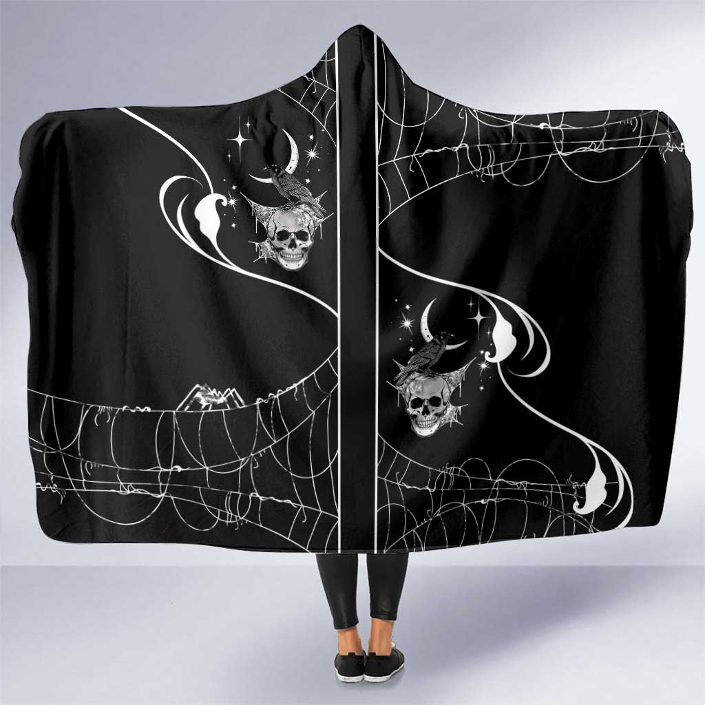 Skull Cowboy Hooded Blanket Western Yoke Style - Wonder Print Shop