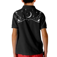 Skull Cowboy Kid Polo Shirt Western Yoke Style - Wonder Print Shop