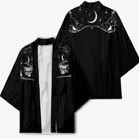 Skull Cowboy Kimono Western Yoke Style - Wonder Print Shop