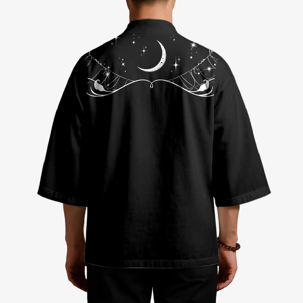 Skull Cowboy Kimono Western Yoke Style - Wonder Print Shop