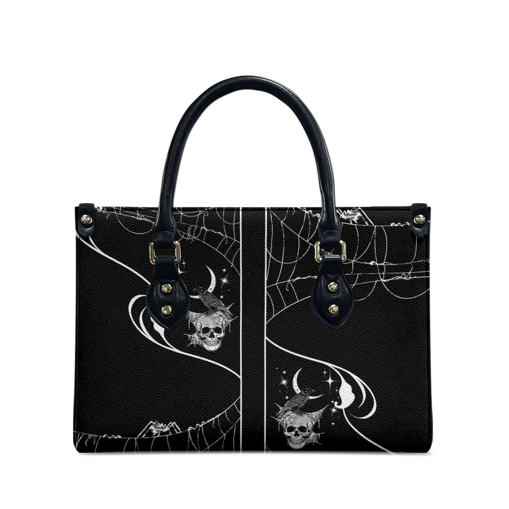 Skull Cowboy Leather Bag Western Yoke Style - Wonder Print Shop