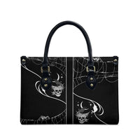 Skull Cowboy Leather Bag Western Yoke Style - Wonder Print Shop