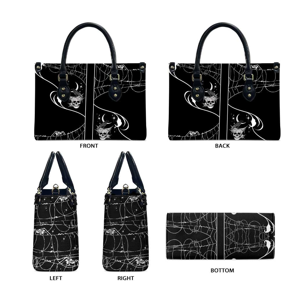 Skull Cowboy Leather Bag Western Yoke Style - Wonder Print Shop