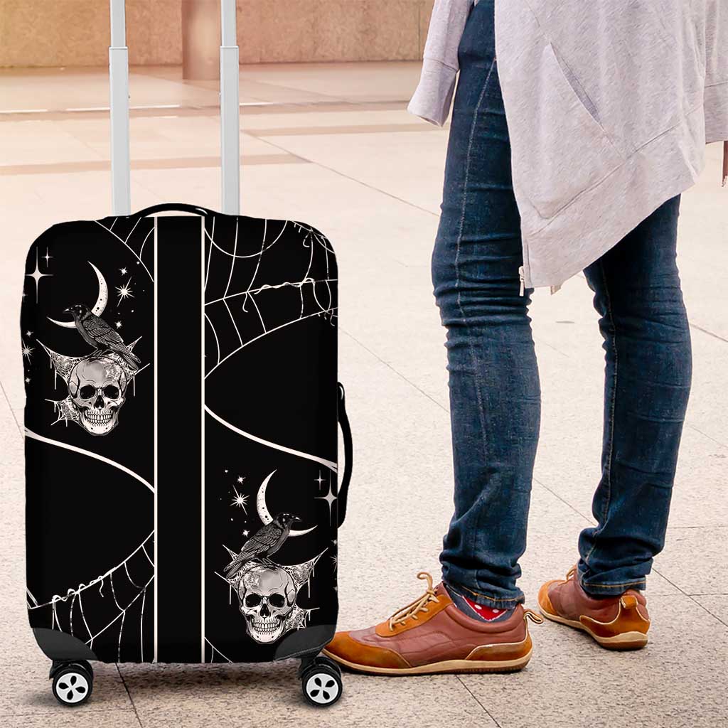 Skull Cowboy Luggage Cover Western Yoke Style - Wonder Print Shop