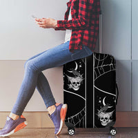 Skull Cowboy Luggage Cover Western Yoke Style - Wonder Print Shop