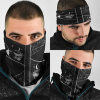 Skull Cowboy Neck Gaiter Western Yoke Style - Wonder Print Shop